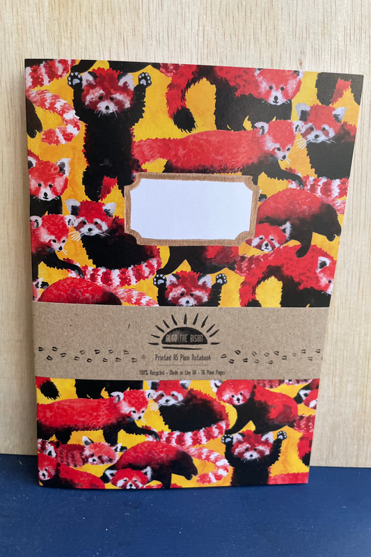 Red Pandas A5 Notebook