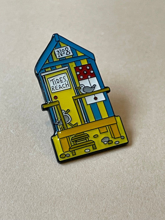Beach Hut Pin