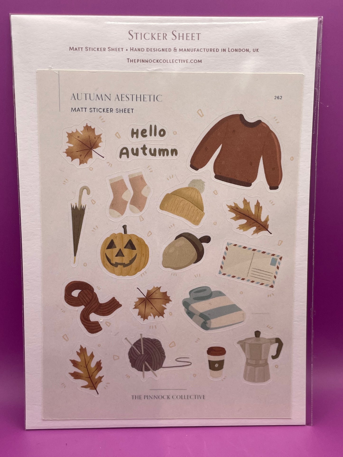 Autumn & Fall Theme - Sticker Sheet