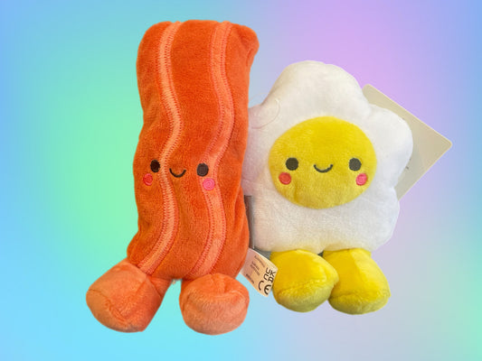 Better Together Bacon & Egg Magnetic Soft Toy Pair