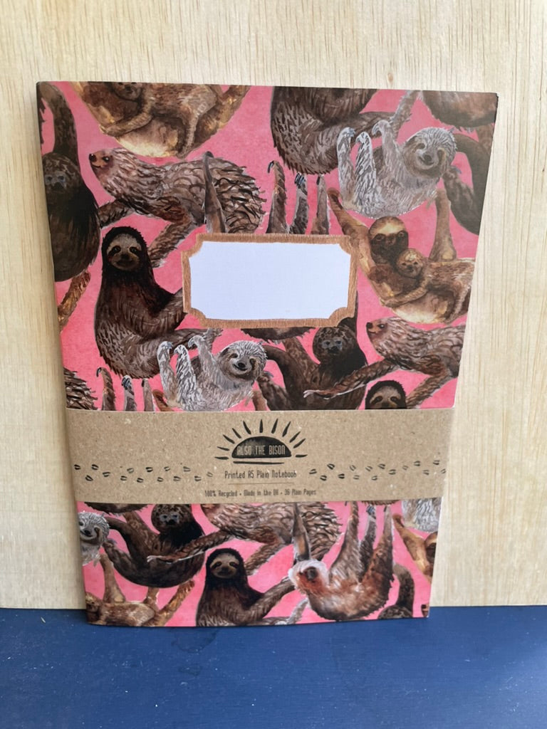 Sleuth of Sloths A5 Notebook