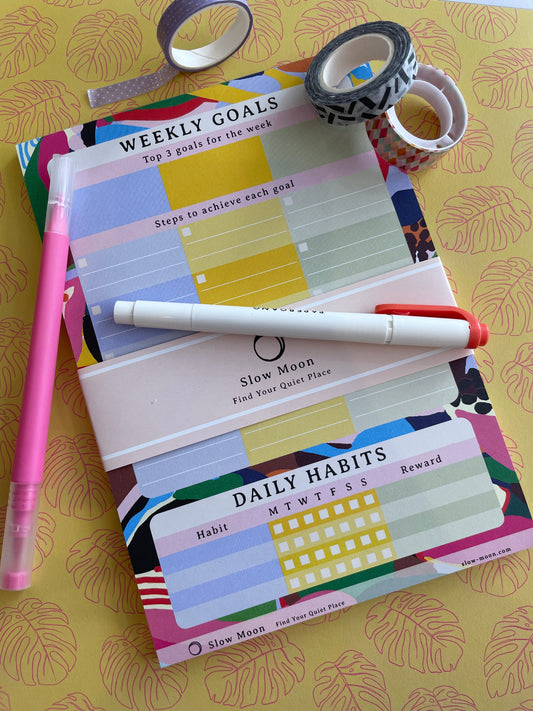 Weekly Goals Notepad