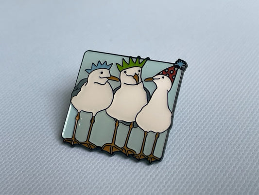Party Seagulls Pin