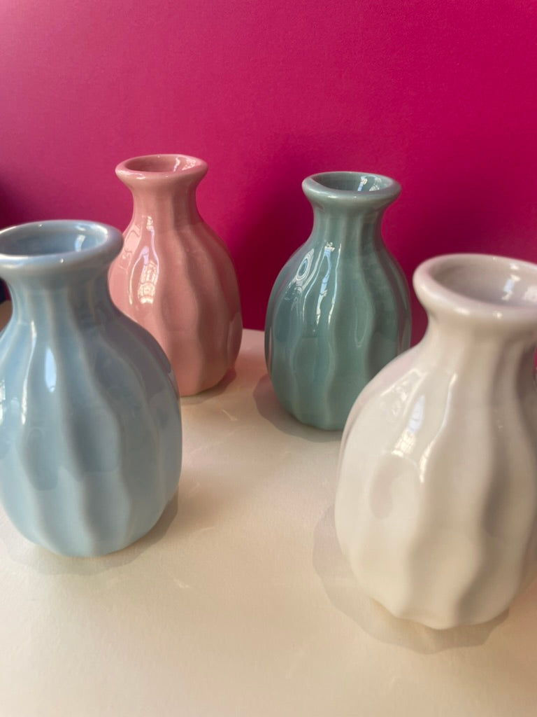 Mini Ripple Vase - Various Colours