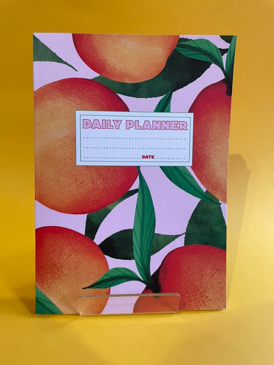 Peach Daily Planner | Undated Planner | Eco Stationery