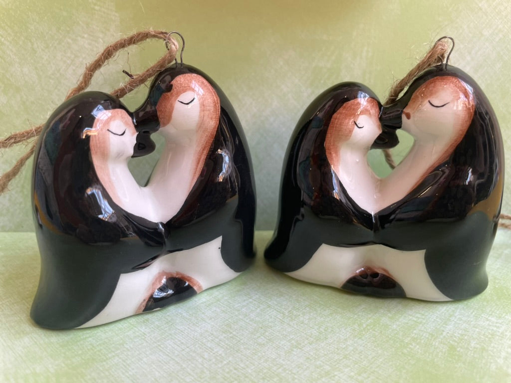 Penguin Love - Hanging Ornament