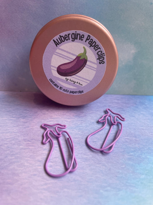 Paperclips - Aubergines