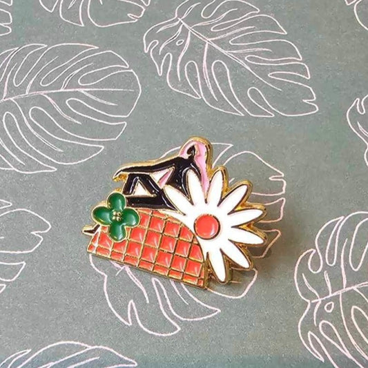 Colourful Person Pin Badge