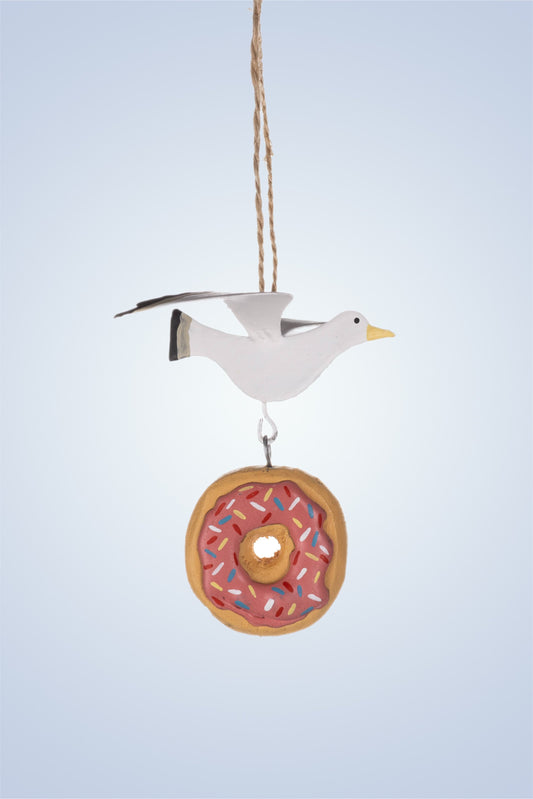 Seagull Stealing Donut Dec