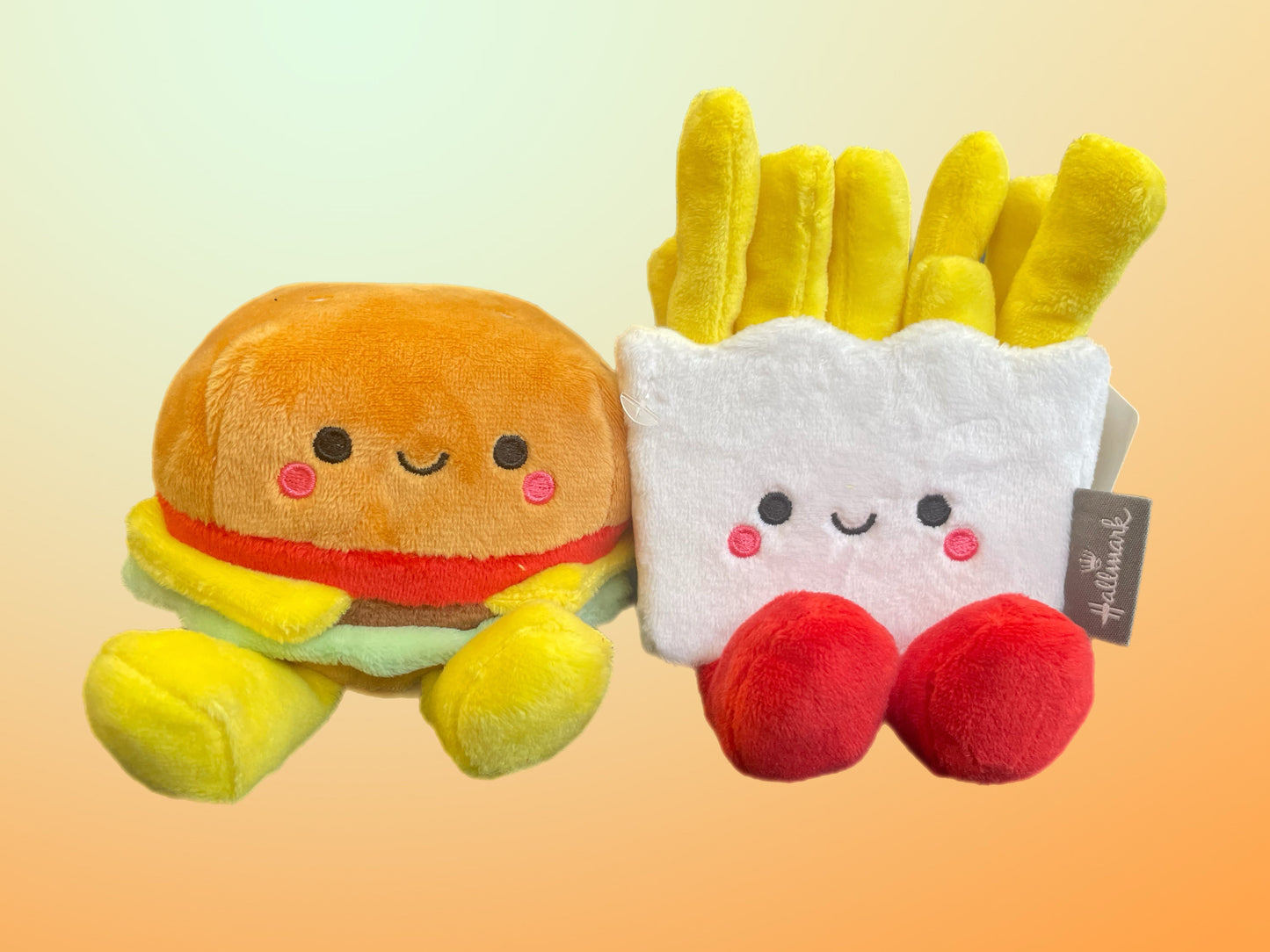 Better Together Burger & Fries Magnetic Soft Toy Pair
