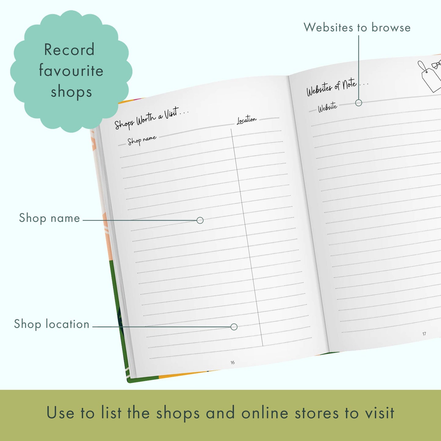 The Present Planner - A journal for those who love gifting