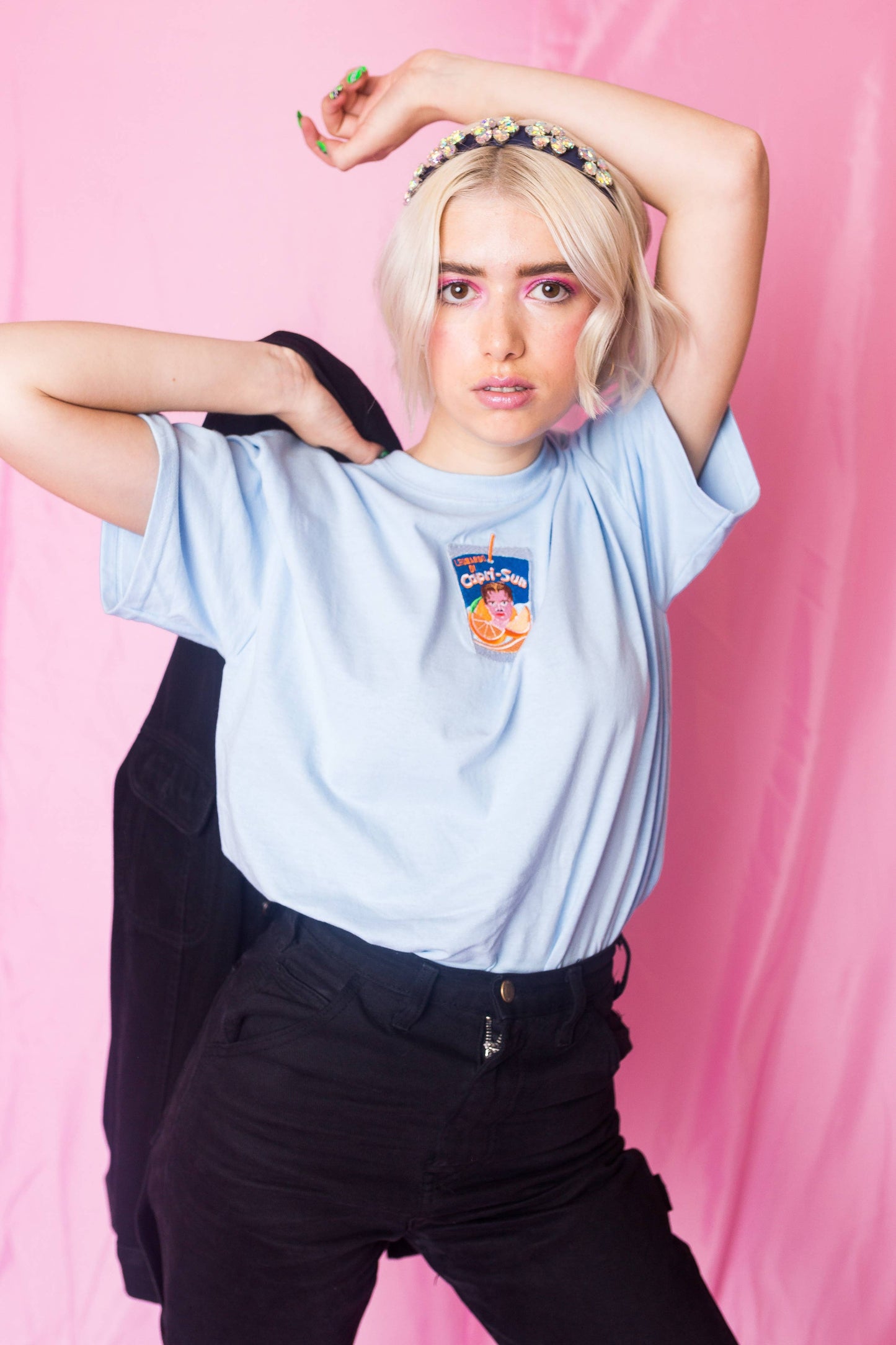 Leonardo DiCapriSun Embroidered T-Shirt