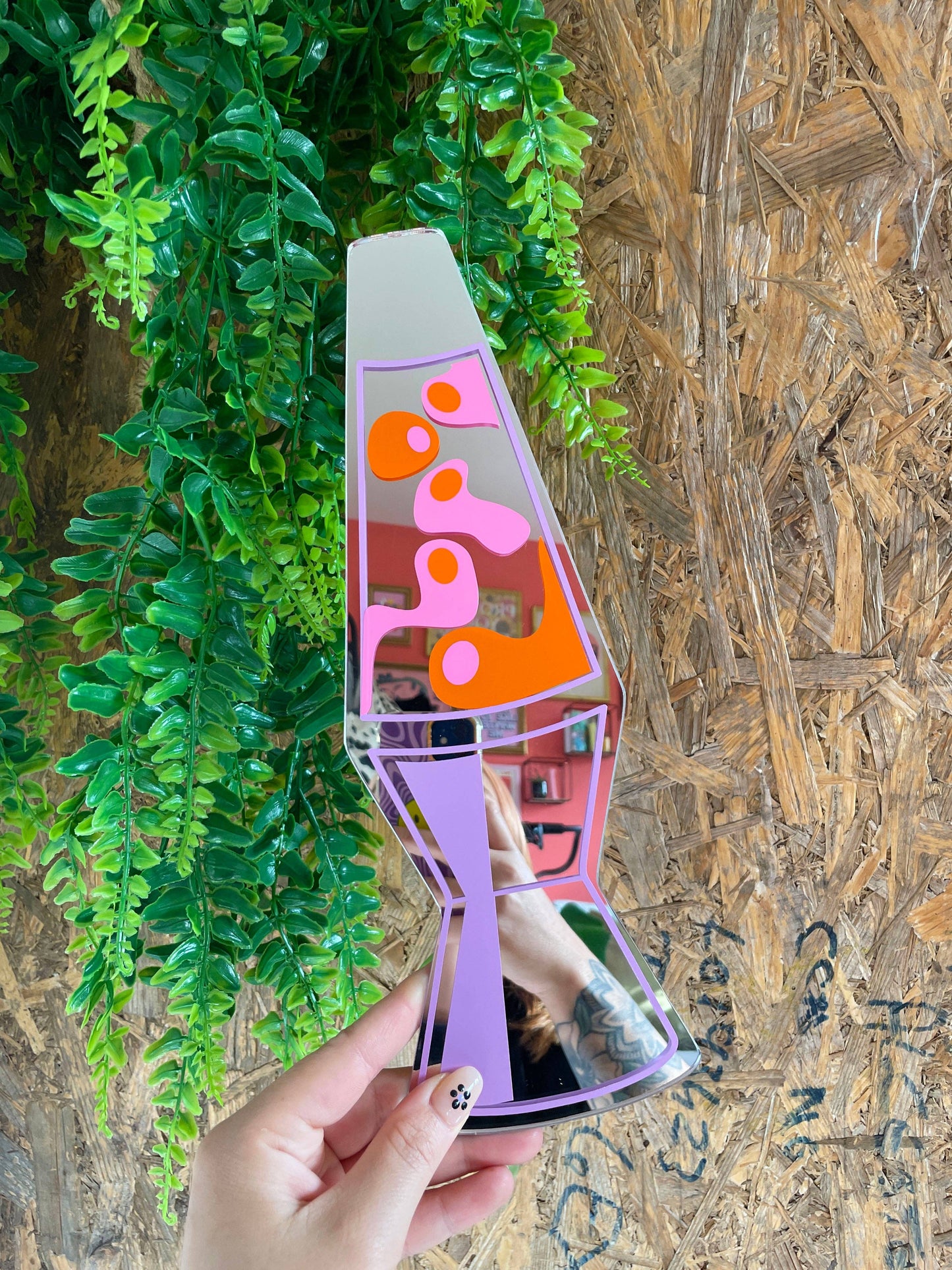Retro Lava Lamp Mirror