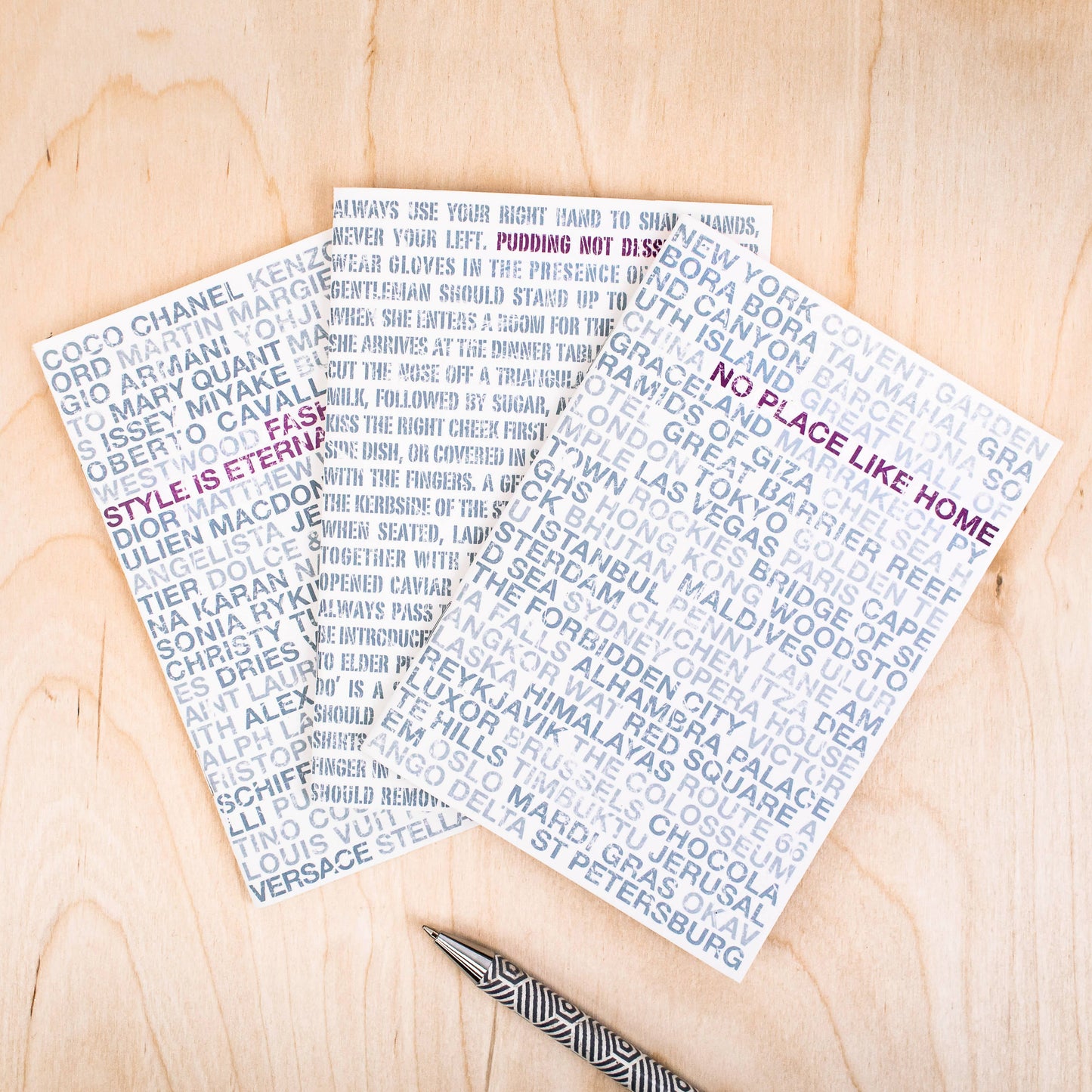 Fashion Brands Fashionista A6 Notebook